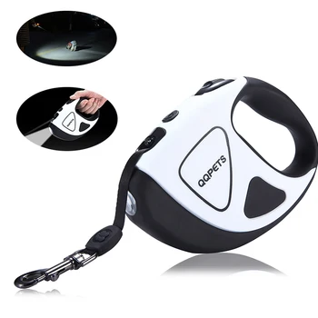 

Pet Dog Automatic Retractable Fiber Leash LED Shining Automatic Stretching Dog Hand Holding Rope Pet Supplies