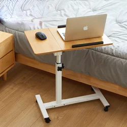 Bureau d'ordinateur pliable, hauteur réglable, pour ordinateur portable, bureau, Table de repos, lit, mobilier de bureau OF50ZZ 