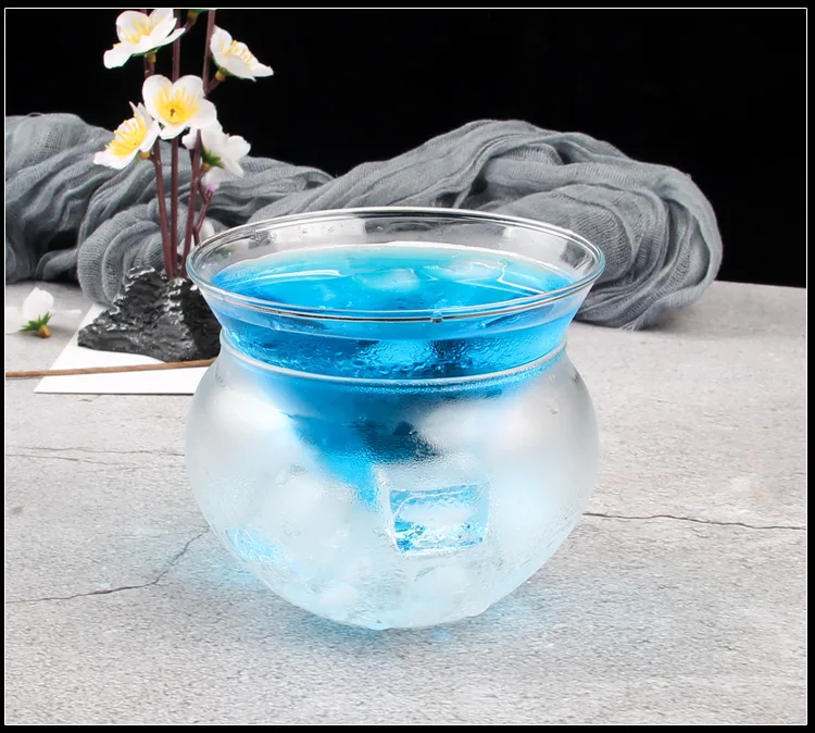 Instagram Горячие DIY ледяной мартини стеклянный набор Бар коктейль чашка характеристика Ресторан молекулярная кухня контейнер смузи кружка