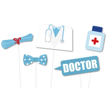 

37pcs 2020 Doctor Nurse Graduation Party Congratulations Graduation Props Medical Theme Nurse Party Photo Props