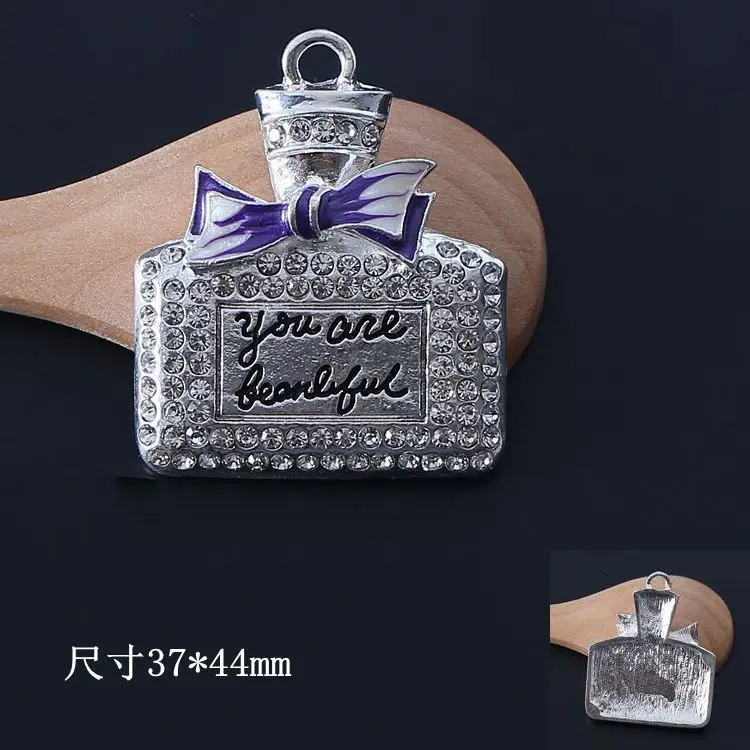 

3D Alloy Stickers for DIY Cell Mobile Phones Decoration Charms for Jewelry Making perfume bottle adornment/Accessories/Pendant