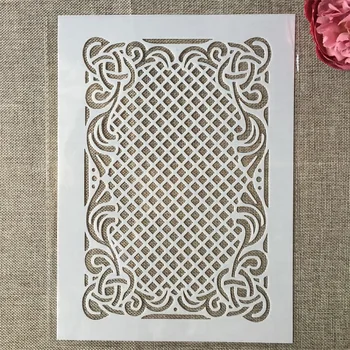 

29cm A4 Window Frame Rectangle DIY Layering Stencils Painting Scrapbook Coloring Embossing Album Decorative Template