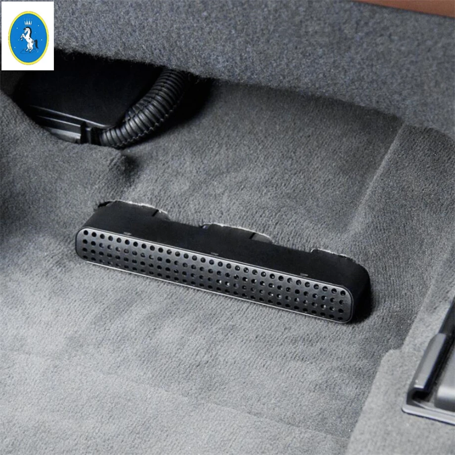 Yimaautotrim авто аксессуар сиденье под Кондиционер AC Розетка Пылезащитная решетка крышка подходит для Audi Q7- пластик