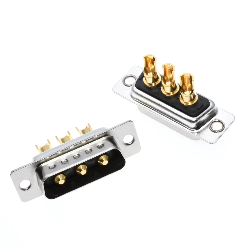 10 шт. высокий ток 3 pin D-SUB 3W3 30A дБ Женский Мужской сварочный адаптер