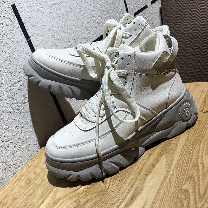 

Shoes Winter Warm Platform Woman Snow Boots Plush Female Casual Sneakers Faux Leather Female Snowboots Warm Shoes V11-16