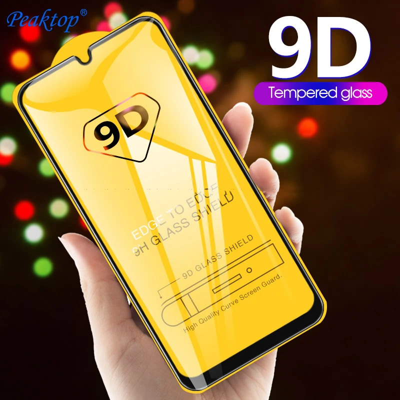 Закаленное стекло для Samsung Galaxy S10e A20 E A20E A10 A30 A40 A50 A60 A70 A80 A90 9D полное клейкое
