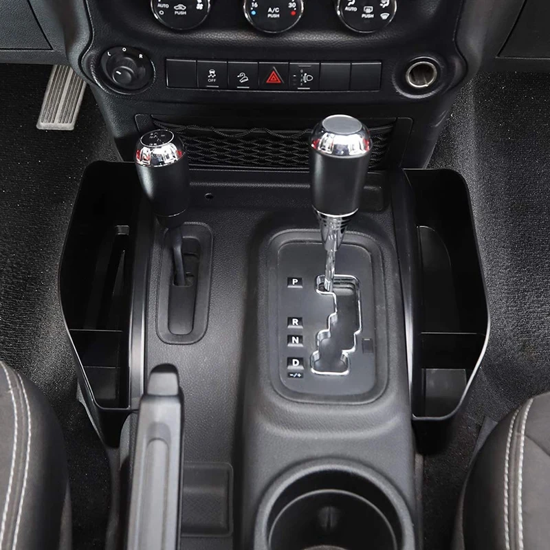 Для Jeep Wrangler JK JKU 2011- коробка переключения передач боковая коробка для хранения ручная коробка передач боковой Органайзер лоток для внутреннего доступа