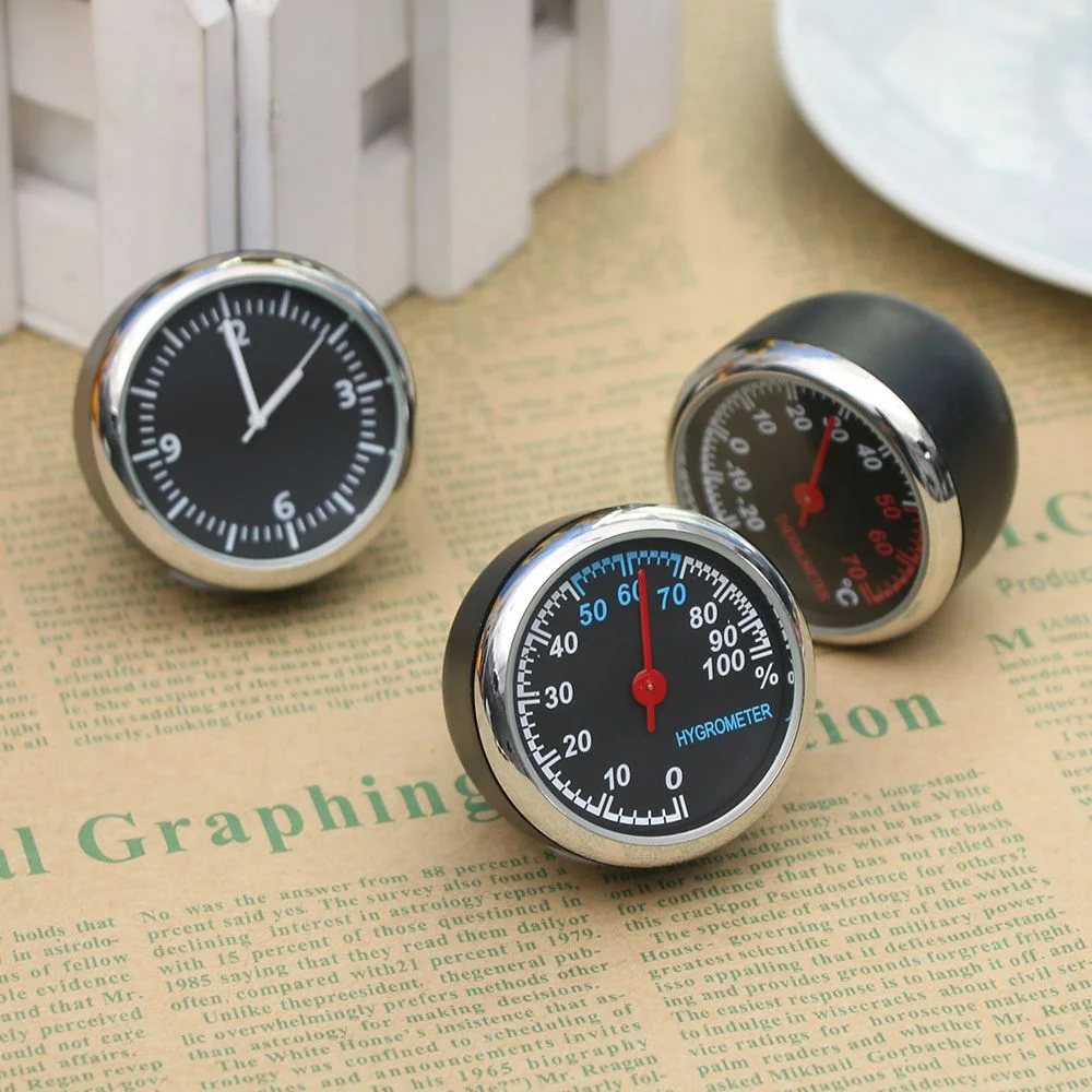 

Car Automobile Digital Clock Auto Watch Automotive Thermometer Hygrometer Decoration Ornament Clock In Car Accessories