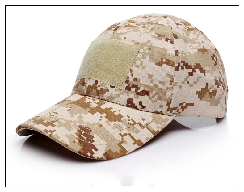 Мужская Бейсболка Военная камуфляжная Snapback шляпа армейская специальная сила уличная страйкбол Пейнтбол Охота Кемпинг Повседневная камуфляжная кепка s - Цвет: Desert