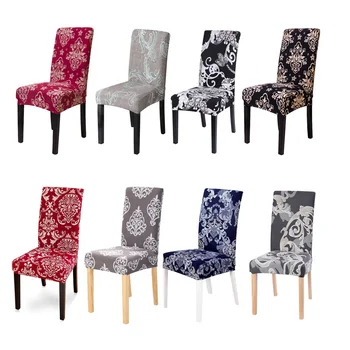 

Chair Cover Removable Washable Flower Printing Pattern Seat Cover Slipcover For Wedding Decor house chaise