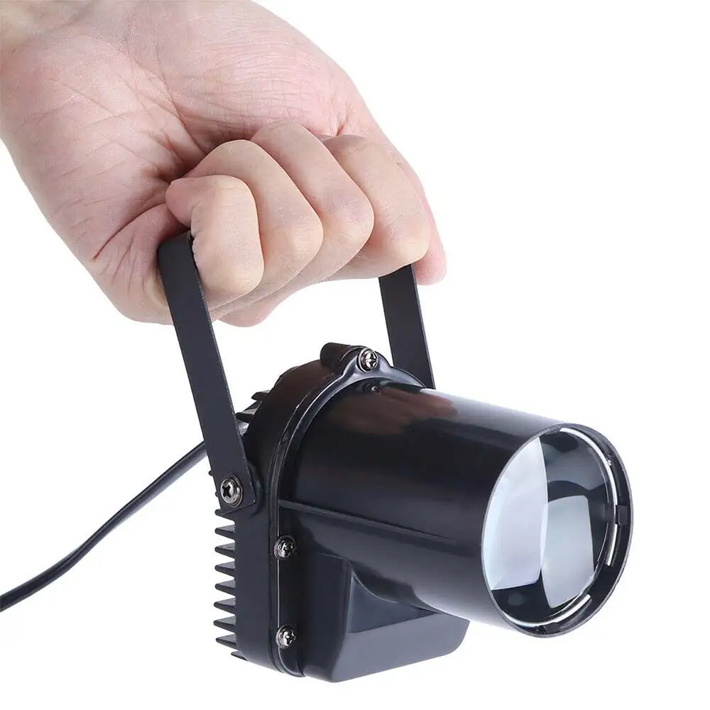 110-240V Spin Stage Light Pinspot Lights LED Beam Spotlight Christmas Decor KTV Holiday Lighting Party Dance Garden Fantastic