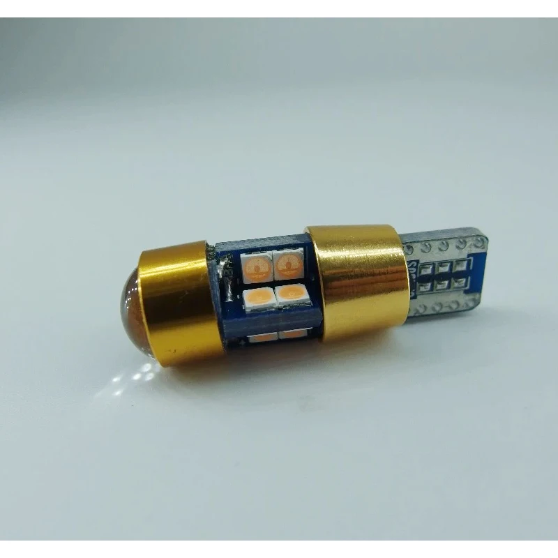 

50 шт., новинка, T10 3030 27 SMD Светодиодная лампа для салосветильник автомобиля, габаритная лампа