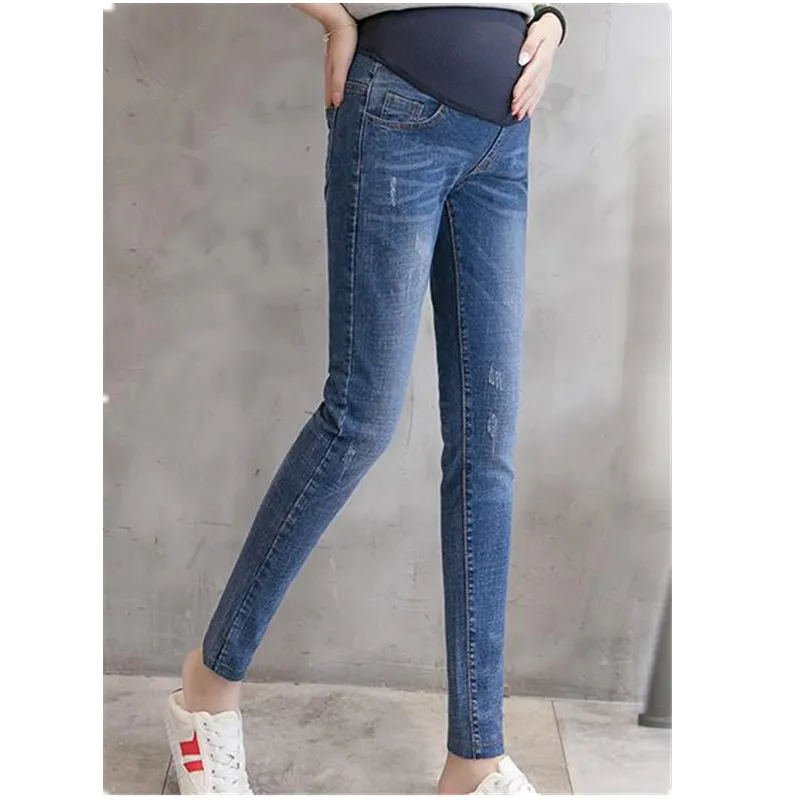 Maternity Leggings Autumn Winter Pencil Jeans For Pregnant Women Maternity Denim Trousers Pregnancy Clothing Pants C0101