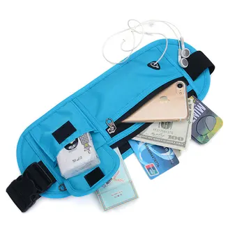 

Women's Ultra Thin Lightweight Anti Theft Waist Bag Sports Fanny Pack Travel Hiking Cell Phone Belt Bag for Men Fashion Pouch