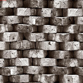 

Stone pattern 3d three-dimensional bump brick brick pattern brick new Chinese antique vintage Chinese style wallpaper