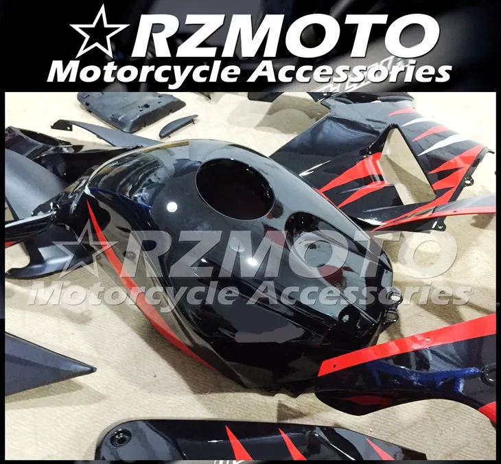 4 подарки ABS мотоцикл полный обтекатель комплект подходит для CBR600RR F5 2005 2006 05 06 cbr600 600RR тела набор черный красный