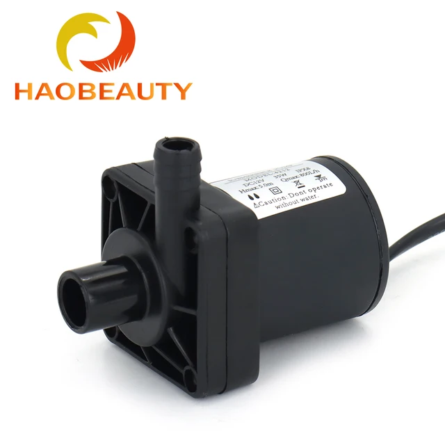 HaoBeauty Brushless DC Water Pump 12VDC 35W for Beauty Equipment Dedicated Water Pump Amphibious 3