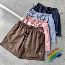 2021ss KITH Mesh Shorts Men Women 1:1 High Quality Patchwork Oversize Breechcloth Breathable Drawstring