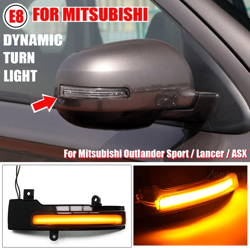 For Mitsubishi Outlander ASX 2013-2020 Lancer 2016 LED Dynamic