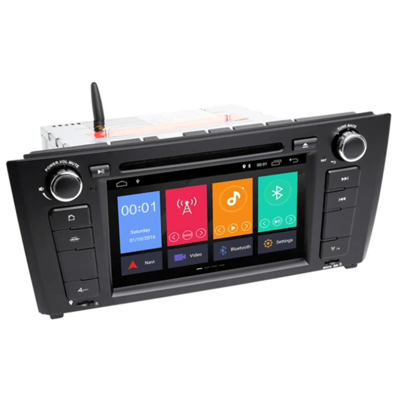 

1 Din Android 9.0 Car Radio DVD Player for BMW E81 Three-Door Hatchback(2007-2011) E82 Two-Door Coupe(2007-2013) E88 Two-Door Co