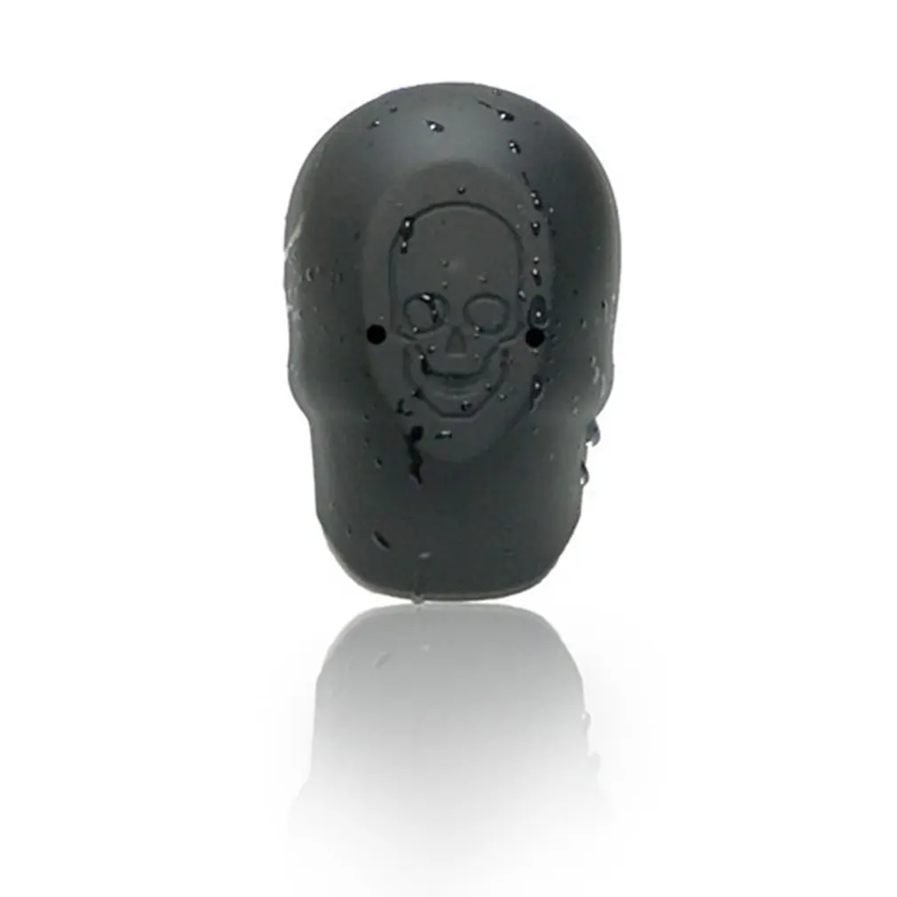 Big Ice Mold Silicone Single Hole Skull Ice Cube Creative Horror Big Ice Grid Thick Ice Maker Fashion