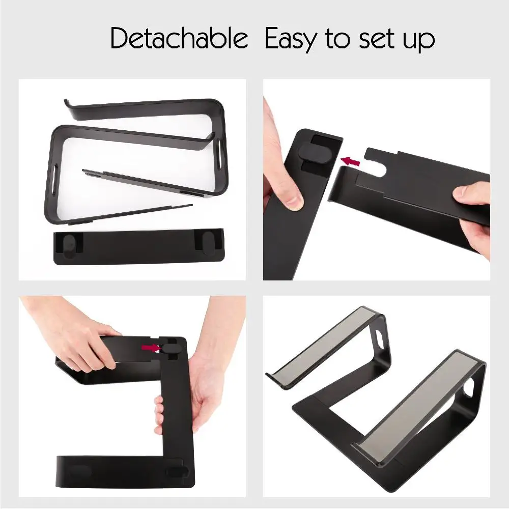  Kuulee Stand Kuulee Pad Adhesive Invisible Stands Bracket Detachable Portable Tablet Holder for iPa