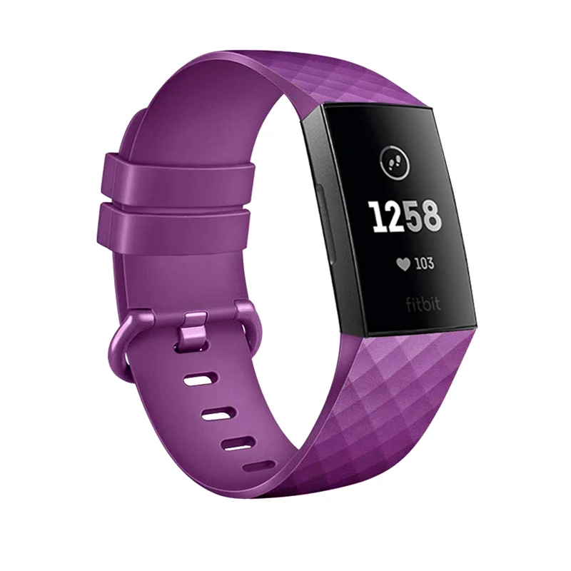 Sport Bands For Fitbit Charge 3 Strap Soft TPU Watch Strap Bracelet Replacement Belt For Fit bit Charge 4 Charge 3 SE Band