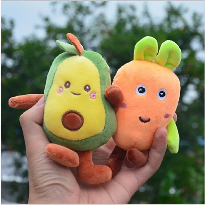 부드러운 봉제 식물 아보카도 봉제 인형, 어린이 장난감 선물, 크리스마스 날 선물, 12cm, 1 개