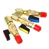 1pc R410A Refrigerant Valve AC Charging Hoses Brass Straight Ball Valves for Refrigeration Manifold Gauges Mayitr ► Photo 1/6