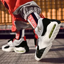 Новинка года; мужская повседневная прогулочная обувь; кроссовки; Мужские дышащие кроссовки на массивном каблуке; Мужская износостойкая обувь из сетчатого материала; chaussure homme; Размеры 35-44