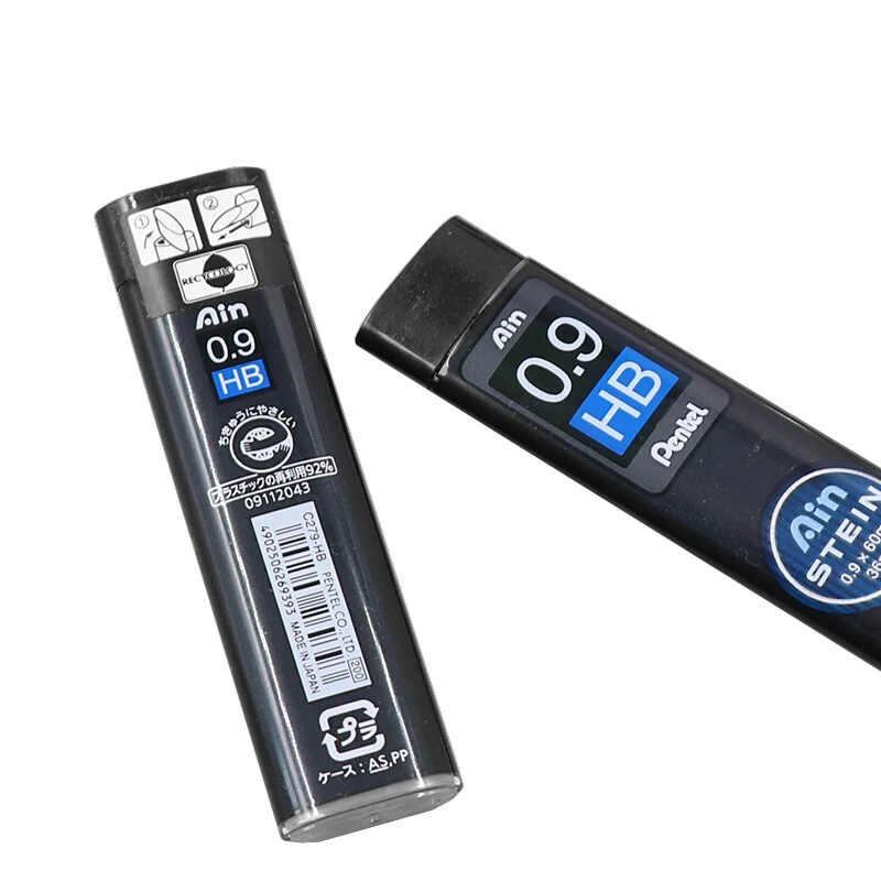 Pentel Stein Enhanced Silica Pencil Lead-0,9*60 мм-HB, B, 2BFor механические карандаши 4 тубы/лот принадлежности для письма