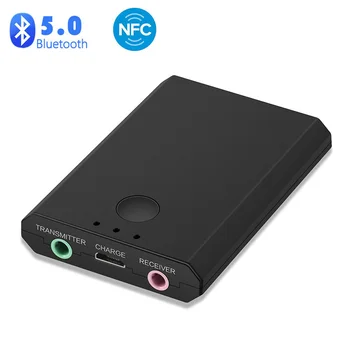 

TX7 2 IN 1 Bluetooth Transmitter Bluetooth Receiver3.5MM Mini Stereo Auido Wireless AdapterFor TV PC Car Kit Smart Phone Speaker