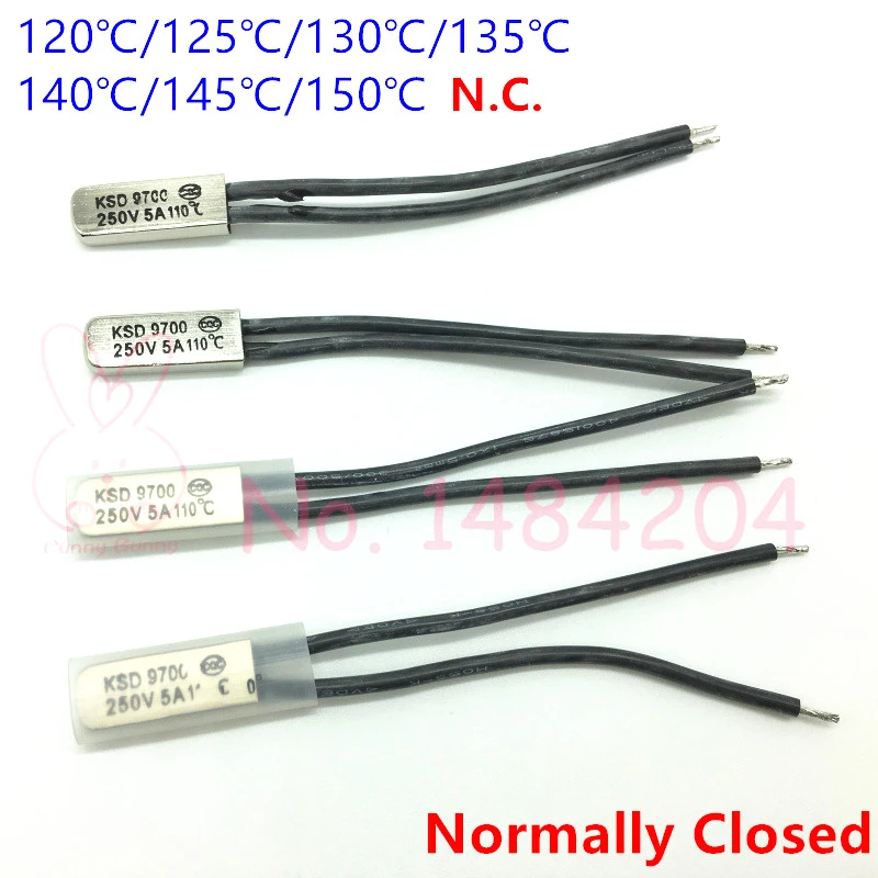 Thermal Protector KSD9700 Temperature Switch Normally Closed Open Thermostat