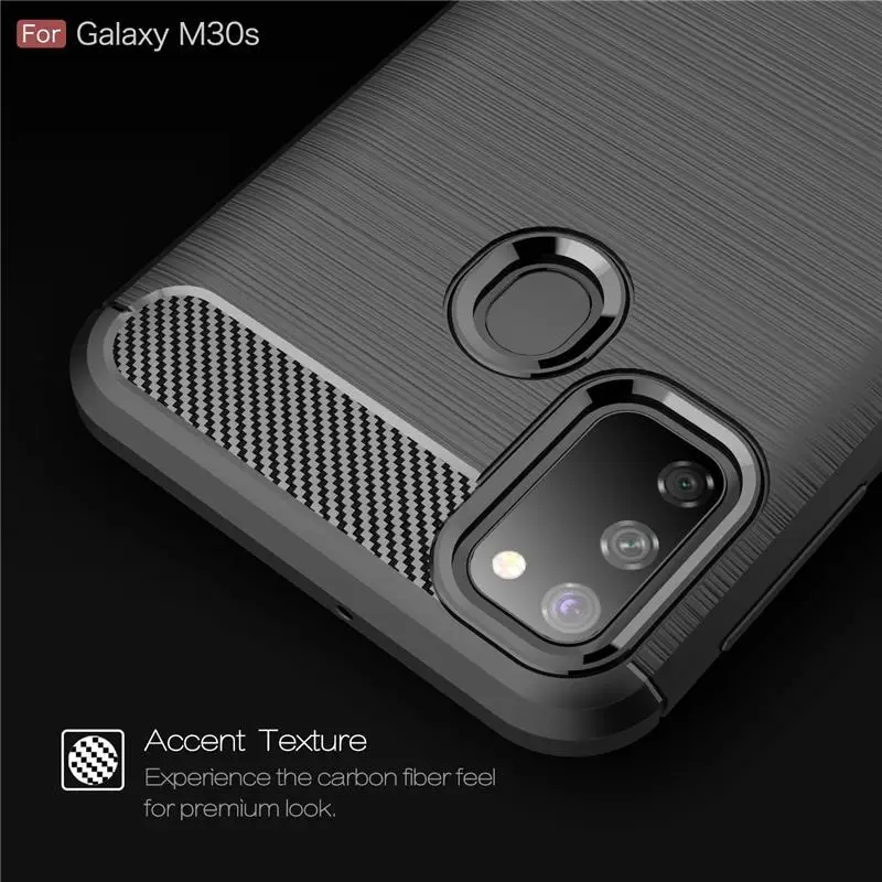 Противоударный чехол из углеродного волокна для samsung Galaxy M30S A10S A20S A70s A90 5G, чехол для samsung A60 A50 A40 A30 S, чехол-накладка