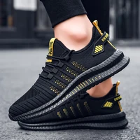 Hot New Running Shoes for Men Mesh Breathable Comfortable Light Sports Sneakers Walking Men Shoes Big Size 39-47 Drop-shipping