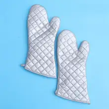 1 пара хлопковых перчаток для духовки термостойкие рукавицы для микроволновой печи кухонный гаджет для выпечки приготовления пищи