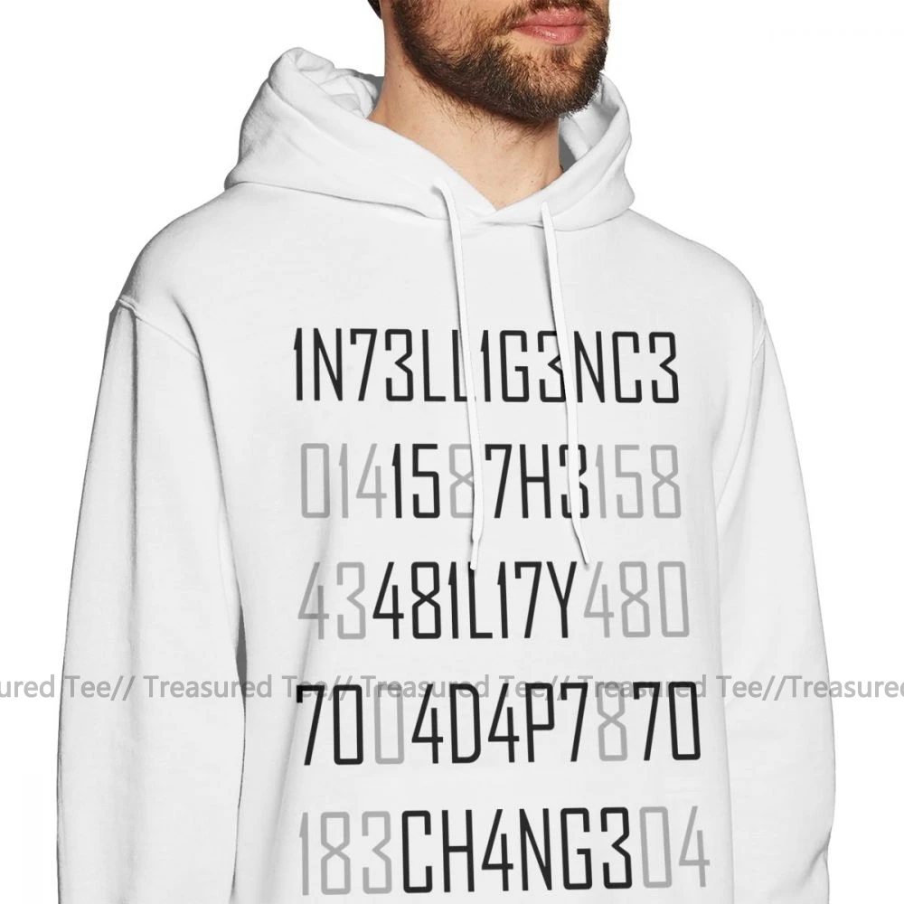 Физика Толстовка Adapt Or Die Encoded толстовки осень длинный пуловер Толстовка классная синяя ХХХ уличная Хлопковая мужская Толстовка