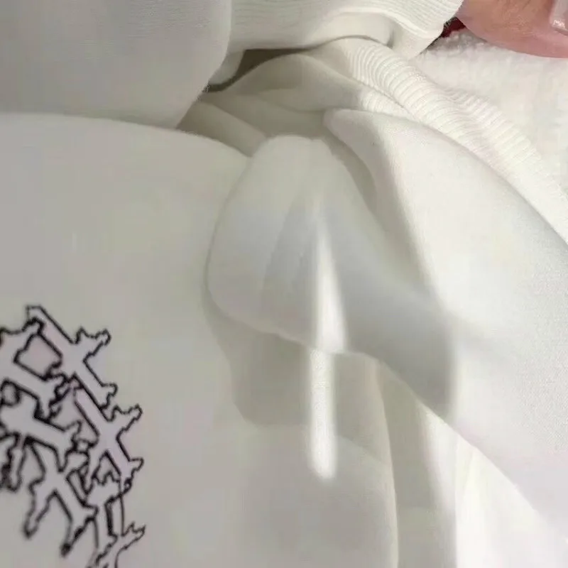 Autumn Winter Solid Color Letter Aircraft Printing