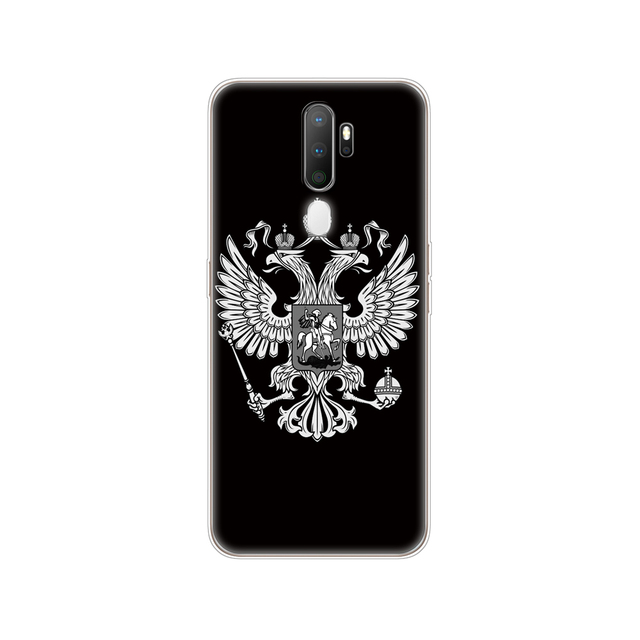 For Oppo A9 A5 2020 Case Soft TPU Phone Shell Back For OPPOA9 OPPOA5 A 9 Coque A 5 Cover Silicon Protective Funda 6.5" cat