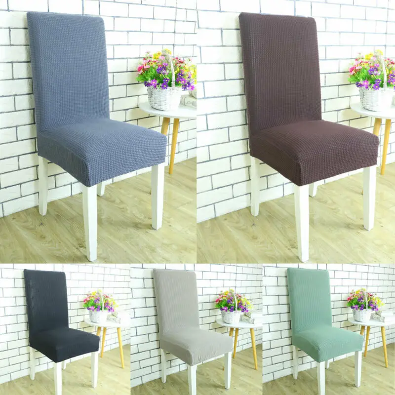 

Stretch Dining Chair Cover Removable Slipcover Washable Banquet Furniture Covers Home Textile