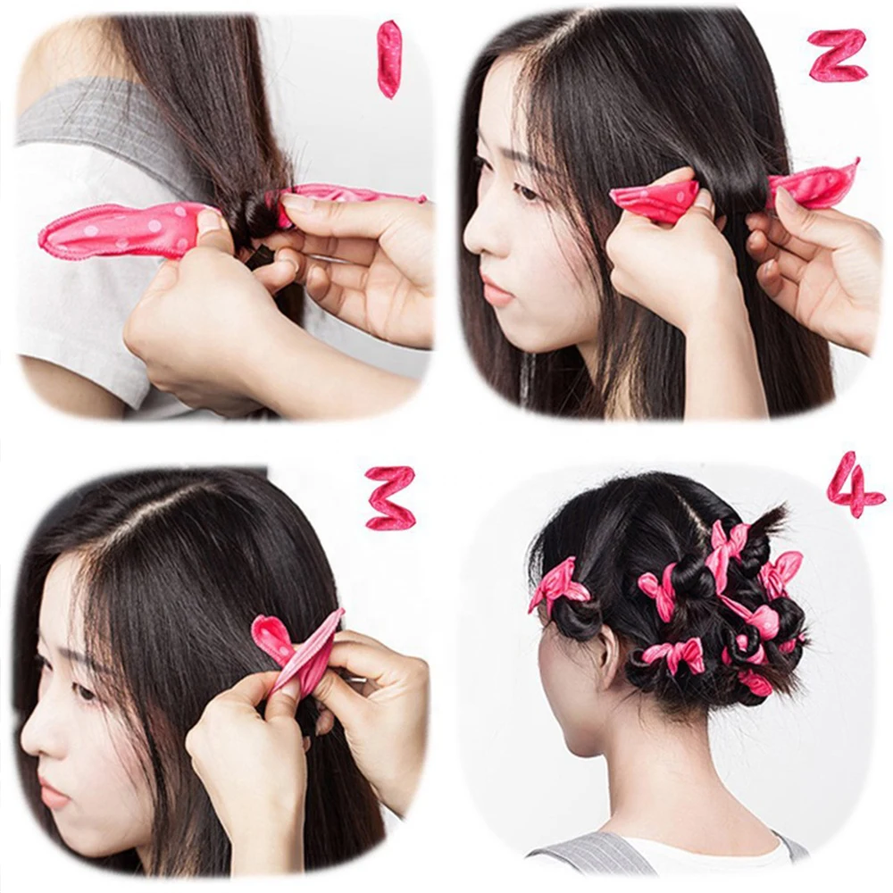 Hair Curler Spiral Rollers Sleep Styler Magic Curler Roller Hair Curler Spiral Rollers Sleep Styler Magic Curler Roller