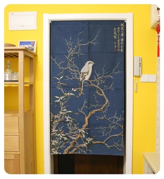 

Custom size Chinese Decorative Door Curtain Doorway Curtains Home Decor Divider For Bedroom Kitchen