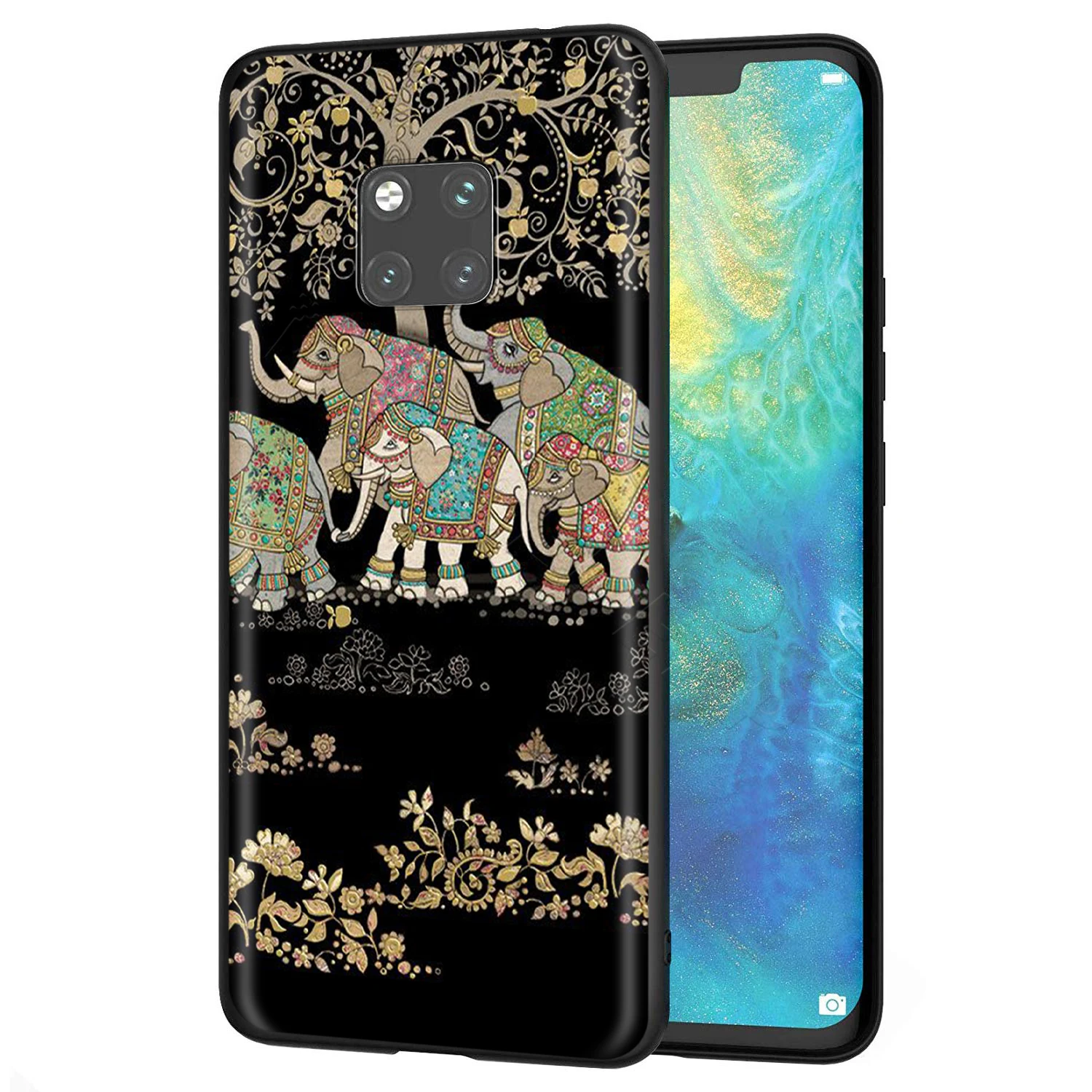 Webbedepp индийский животный слон Тотем чехол для Huawei P8 P9 P10 P20 P30 Lite Pro P Smart Z 2019