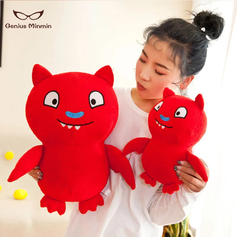 LWOKYBAT(34cm) Большие углифы Ox Moxy Uglydog Babo Wage Puglee Давид Мягкие игрушки некрасивая Кукла Мягкие игрушки Подушка детский подарок - Цвет: LWOKYBAT(34cm)