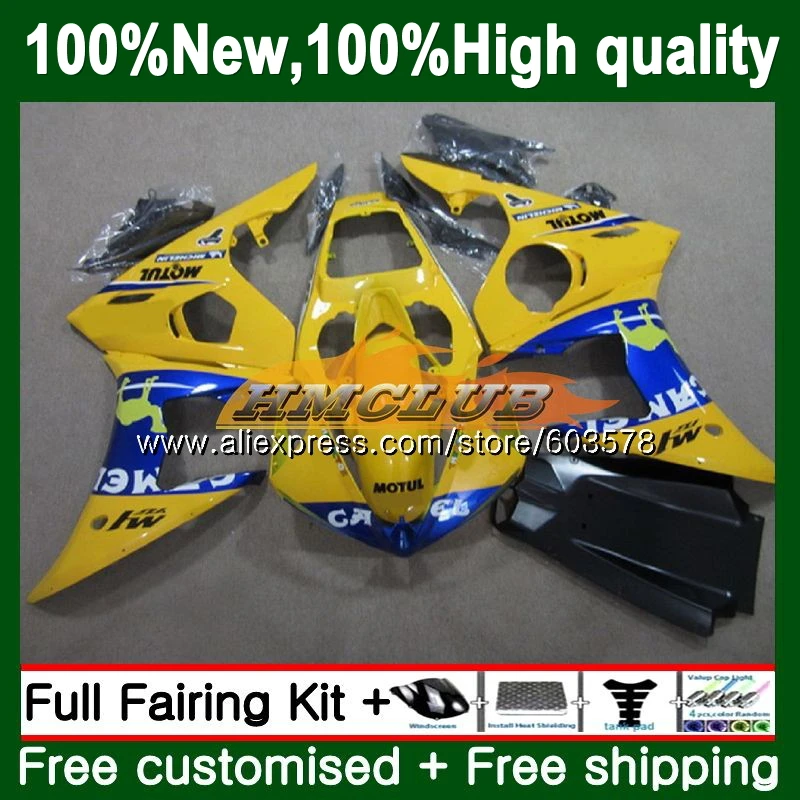 Корпус для YAMAHA YZF600 YZFR6S 2006 2007 2008 2009 126CL. 75 YZF-600 YZF R6 S R6S 06-09 YZF-R6S 06 07 08 09 Обтекатели синий светло-коричневый