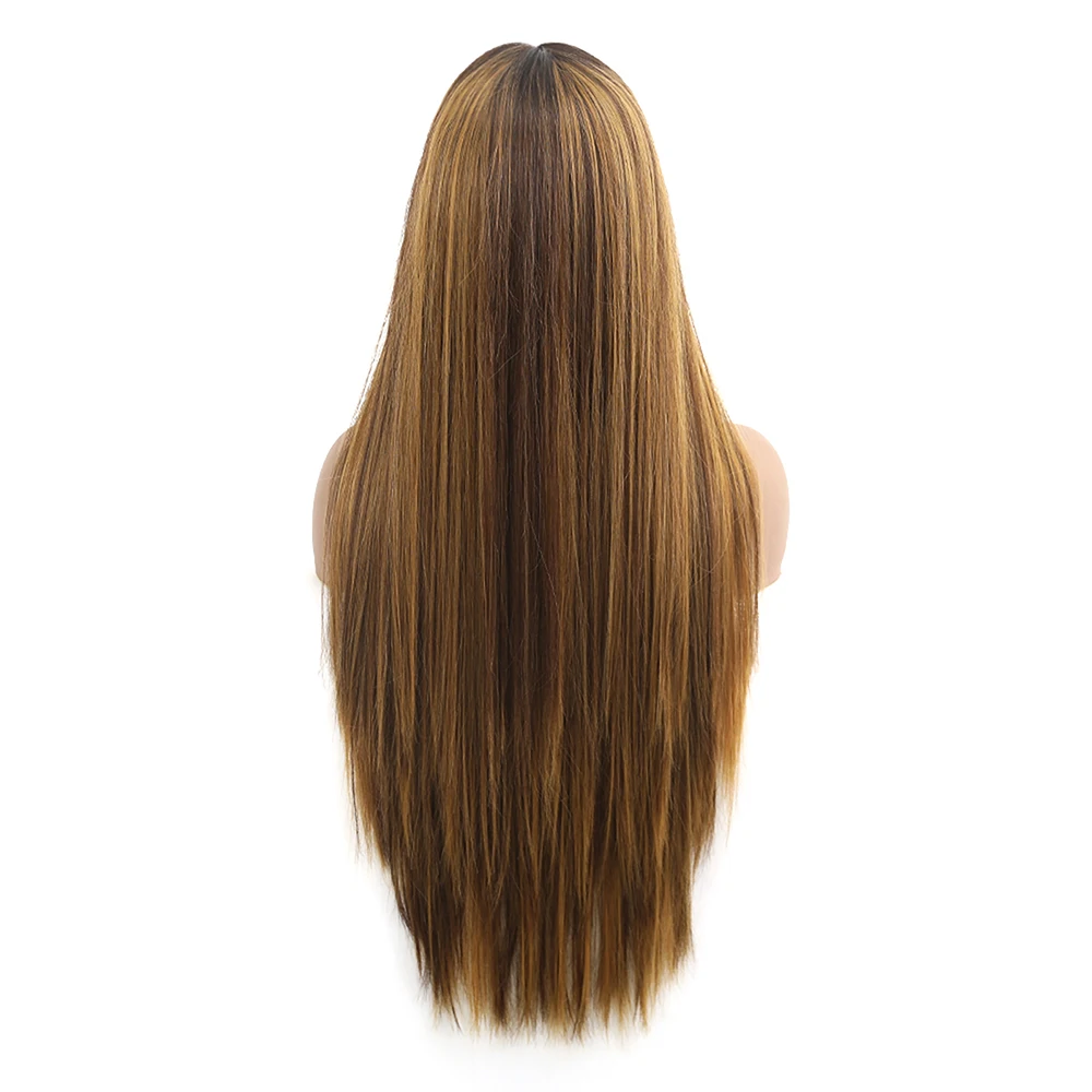 Frente do Laço Sintéticas para Preto Resistente ao Calor Peruca de Fibra Rosa Longo Reta Natural Perucas Feminino Cosplay Médio Despedida Diária 12 despedida resistente ao calor peruca de fibra diária