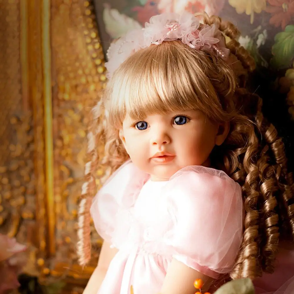 LeadingStar 60 см Reborn Baby Doll реалистичные детские игрушки красивая принцесса девочка Элегантное платье детский Рождественский подарок