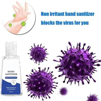 

Hand Sanitizer Gel Hand Soap Gel No-alcohol GelAnti-Bacteria Portable Waterless 99% Disinfection Gel Antibacterial Hand Gel 30ml