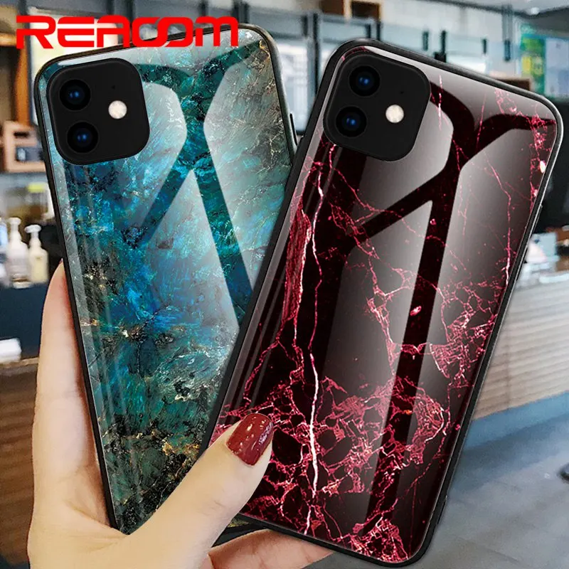 

Luxury Glass Case For iPhone 11 Pro X XS XR Max Pattern Silicone Protective Phone Case For iPhone 5 6 6S 7 8 11 Plus Cover Coque