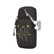 Регулируемый ремешок Многофункциональный водонепроницаемый походный Универсальный спортивный чехол для телефона для бега в тренажерном зале сумка для наушников Волшебная наклейка